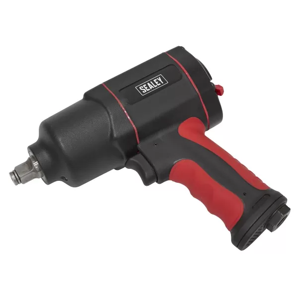 Image of Genuine SEALEY GSA6006 Composite Air Impact Wrench 1/2Sq Drive Twin Hammer