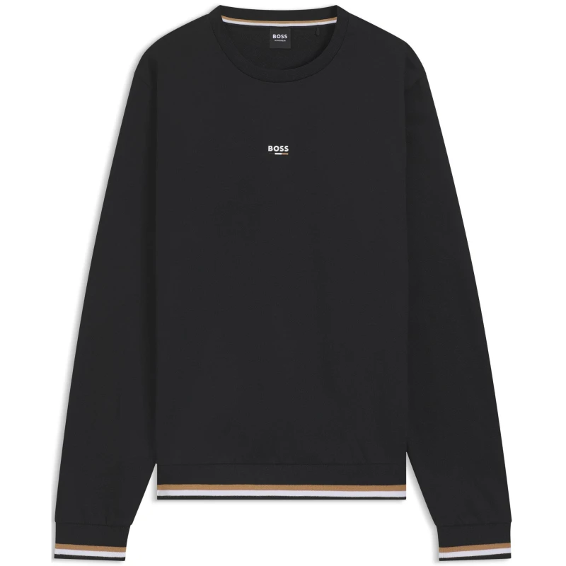 Image of Boss Iconic Sweatshirt 10269546 03 Mens Black 001 male Large