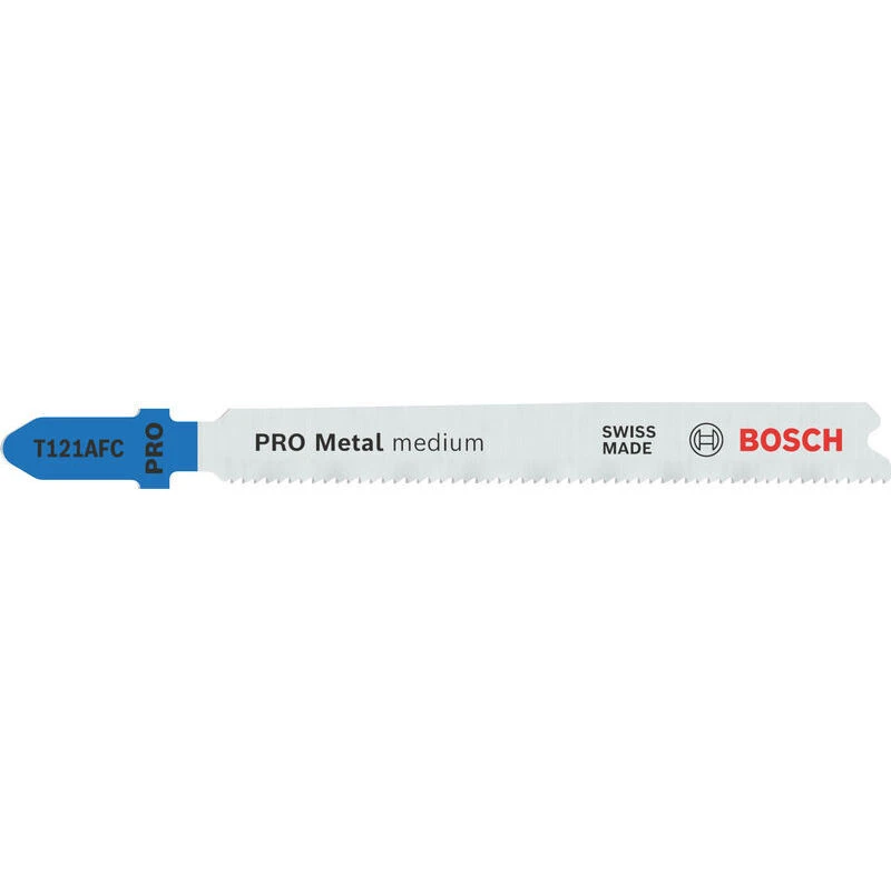 Image of Bosch PRO T121 AFC Medium Metal Cutting Jigsaw Blade 2608655107 Qty: Pack of 25