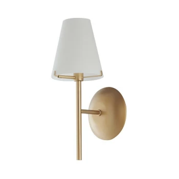 Image of Fan Europe Lighting - Fan Europe CANTO Wall Lamp with Shade Gold 12x30.5x16.5cm