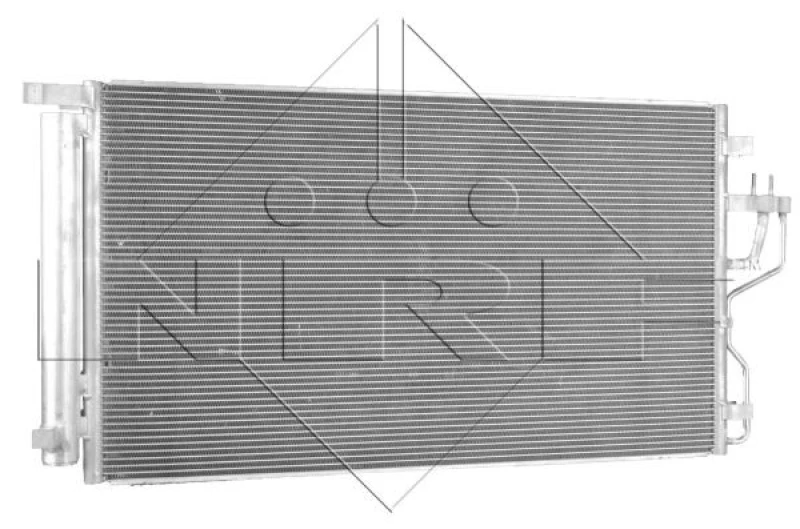 Image of NRF 350078 Condenser with seal ring, with nitrogen filling Aluminium Condenser,air conditioning (448)