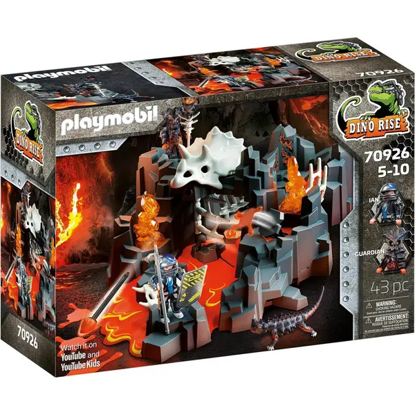 Image of Playmobil 70926 Dino Rise Guardian of the Lava Mine & Mechanical Traps & 43pcs
