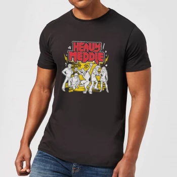 Image of Scooby Doo Heavy Meddle Mens T-Shirt - Black - 3XL - Black