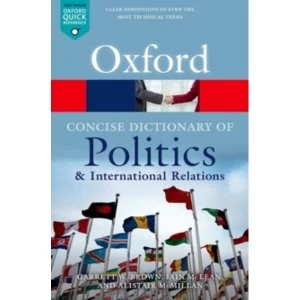 Image of The Concise Oxford Dictionary of Politics and International Relations