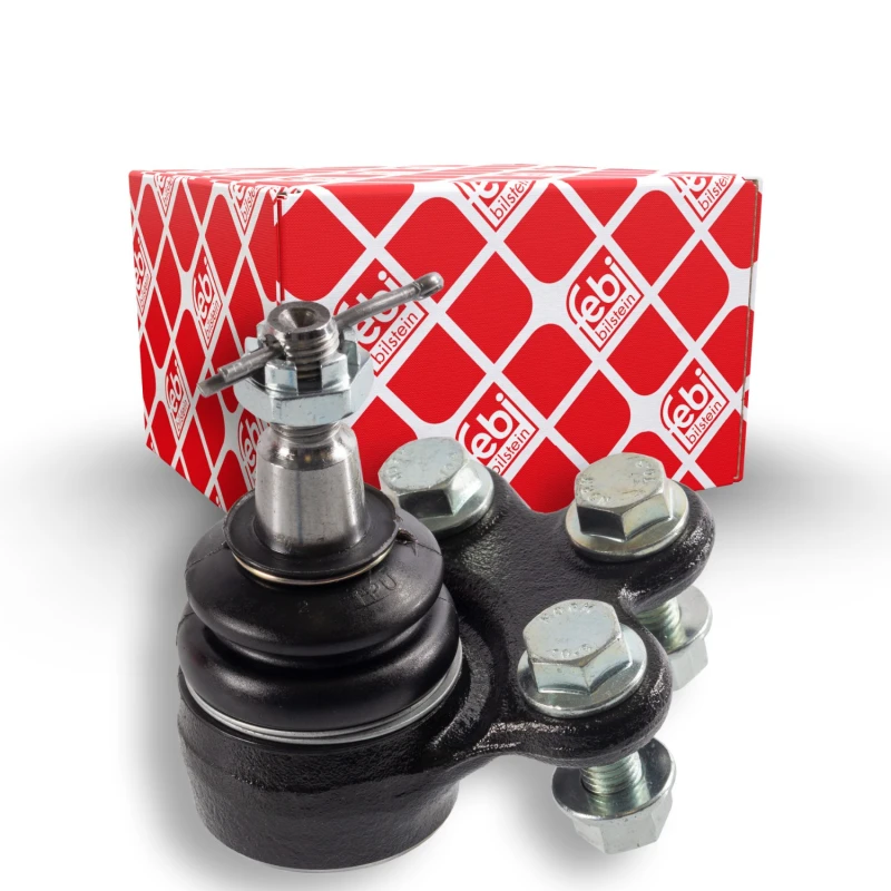 Image of FEBI BILSTEIN 28347 Ball joint OE Turbo NEW, Front Axle Right, with crown nut and split pin, with bolts/screws Support-/Steering Link (2462)