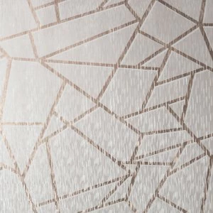 Image of Sublime Theia Geometric Blush Wallpaper