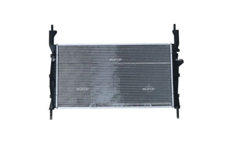 Image of NRF 53742 Engine radiator EASY FIT Brazed cooling fins, Aluminium, with mounting parts Aluminium Radiator,engine cooling (470)