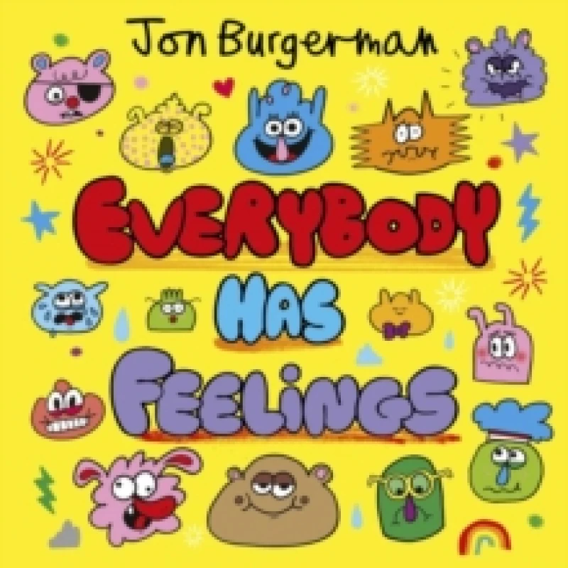 Image of Jon Burgerman Everybody Has Feelings Book Multi unisex