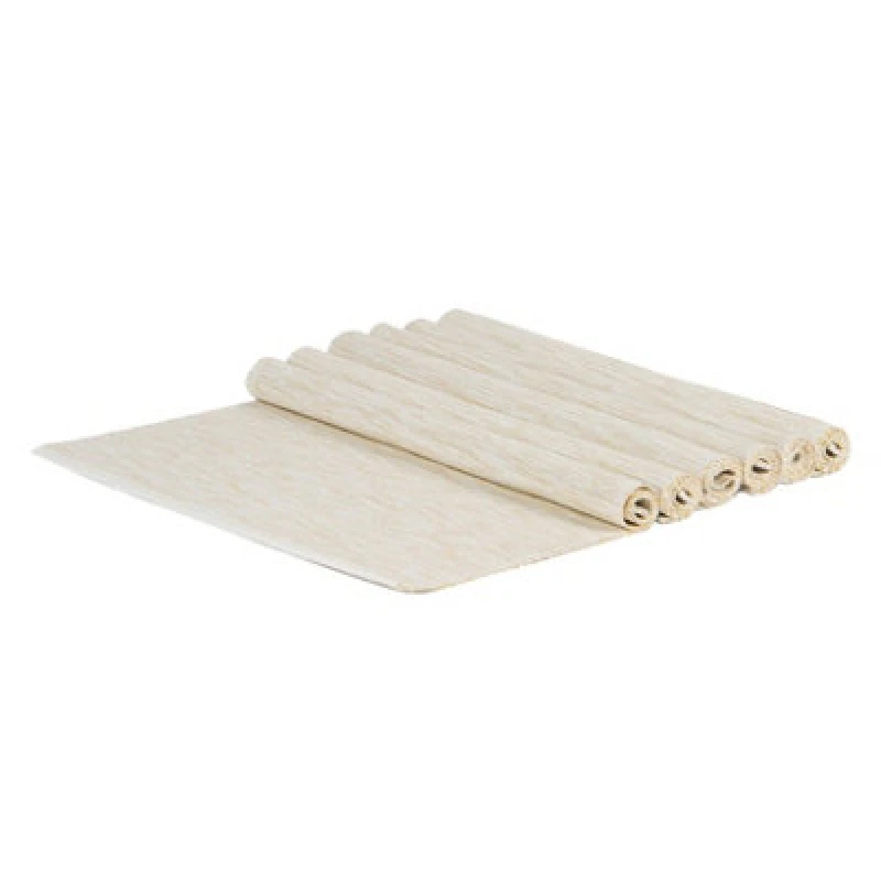 Image of Nicola Spring Cotton Fabric Placemats - Natural - Pack Of 6