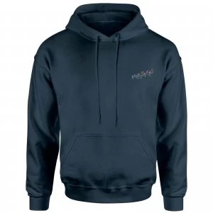 Image of DC Birds of Prey Boobytrap Embroidered Unisex Hoodie - Navy - L