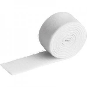 Image of Durable Hook-and-loop cable tie CAVOLINE GRIP 30 503302 White 30 mm 1000 mm