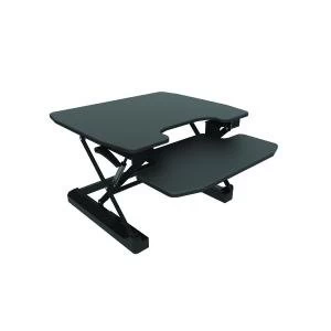 Image of Contour Ergonomics Sit-Standing Desk Black CE04633