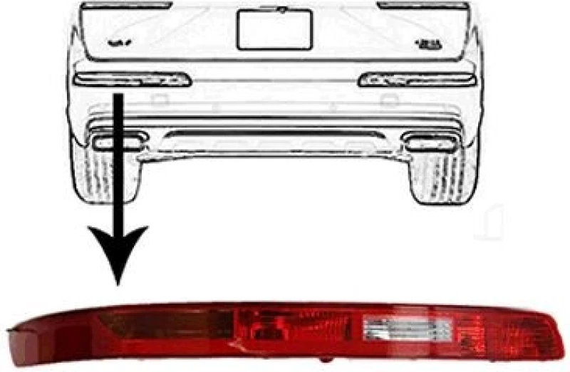 Image of VAN WEZEL Rear light VAN WEZEL 0386929