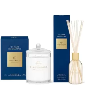 Image of Glasshouse I'll Take Manhattan Candle and Liquid Diffuser