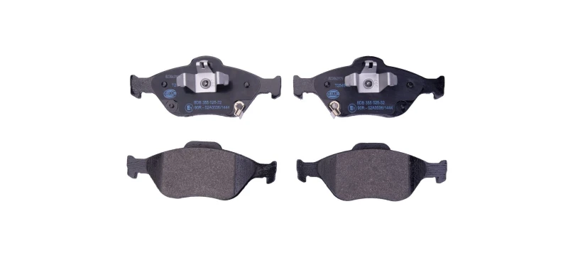 Image of HELLA Brake pad set HELLA 8DB 355 025-321