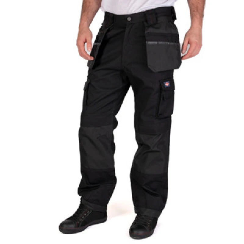 Image of Lee Cooper Workwear Lee Cooper Workwear Men Holster Pocket Trouser in Black Size: 34R Black 34R Male 5050217212296
