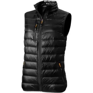 Image of Elevate Womens/Ladies Fairview Light Down Bodywarmer (M) (Solid Black)