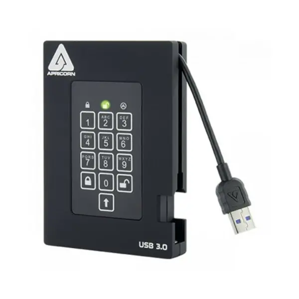 Image of Apricorn Aegis Fortress SSD USB 3.0 1TB Black A253PL256S1000F