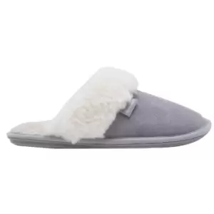 Image of Barbour Womens Lydia Mule Slippers Grey 8 (EU42)