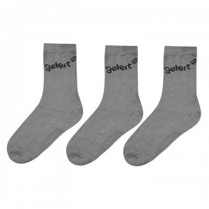 image of Gelert 3 Pack Thermal Socks Mens - Grey