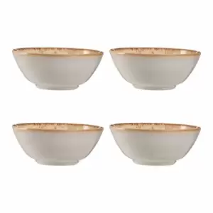 image of Mason Cash Reactive Cream Set Of 4 Bowls 16.5Cm