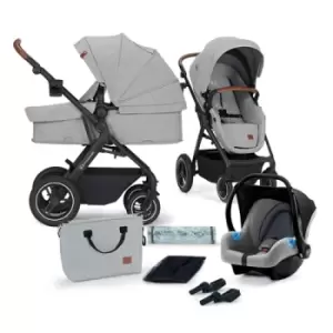 image of Kinderkraft B-Tour Travel System, Light Grey - Light Grey