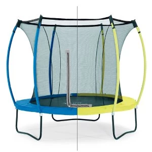 Image of Plum 8ft Colours Springsafe Trampoline and Enclosure - Snorkel Blue or Citrus Lime