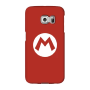 image of Nintendo Super Mario Mario Logo Phone Case - Samsung S6 Edge - Snap Case - Gloss