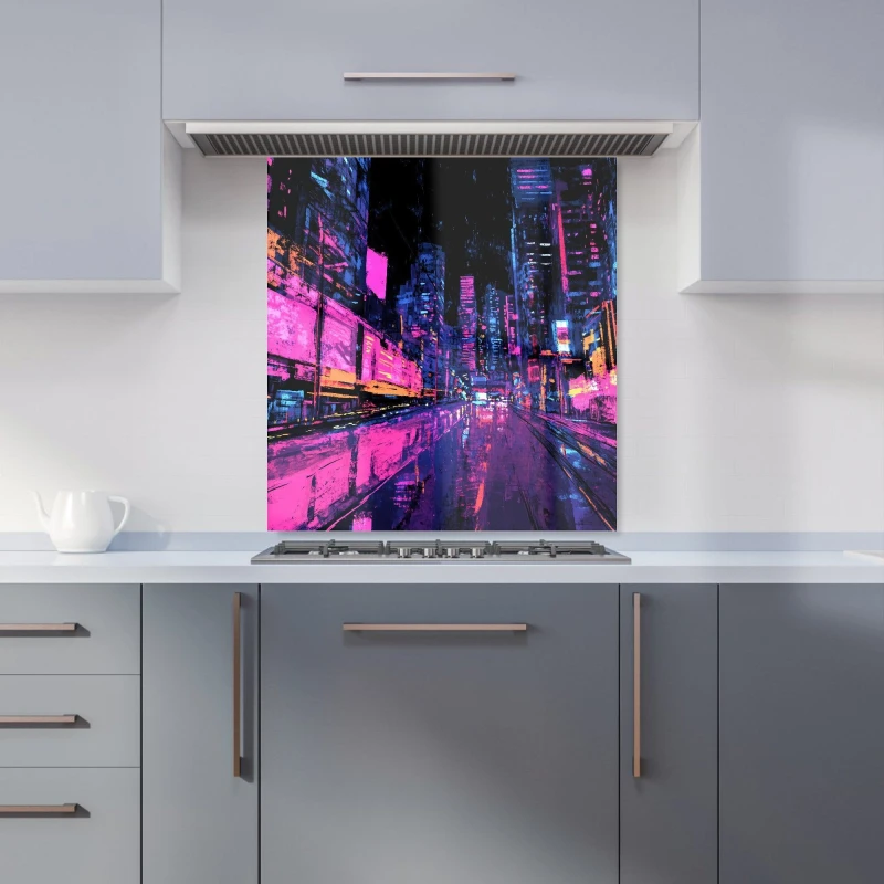 Image of Designer Kitchen Splashbacks Dante Mercer: 00004 Kitchen Splashback Size: 600mm x 600mm Multicolor Unisex 600mm x 600mm