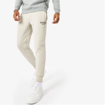 Jack Wills Haydor Graphic Joggers - Stone