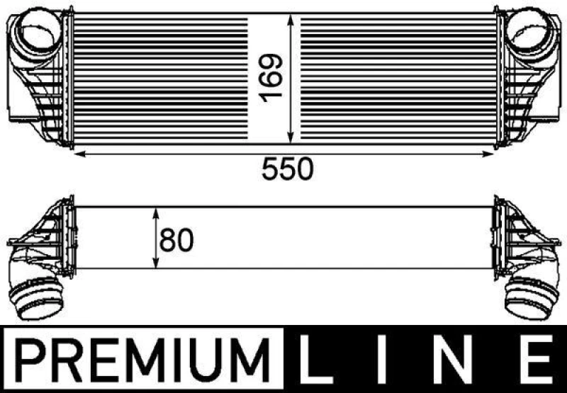 Image of Intercooler MAHLE CI 185 000P