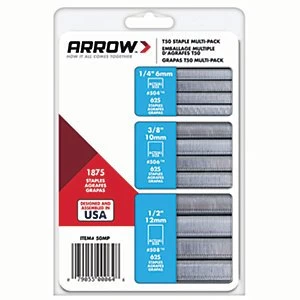 Image of Assorted Pack of Staples for T50 Type Guns