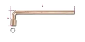 Image of Beta Tools 937 BA17 17mm Spark-Proof Hexagon Socket Wrench 009370817