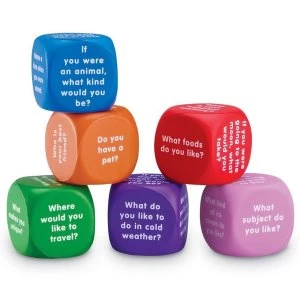 image of Learning Resources Conversation Cubes For Kids