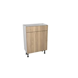 Image of Wickes Vienna Oak Floorstanding WC Unit - 600 mm