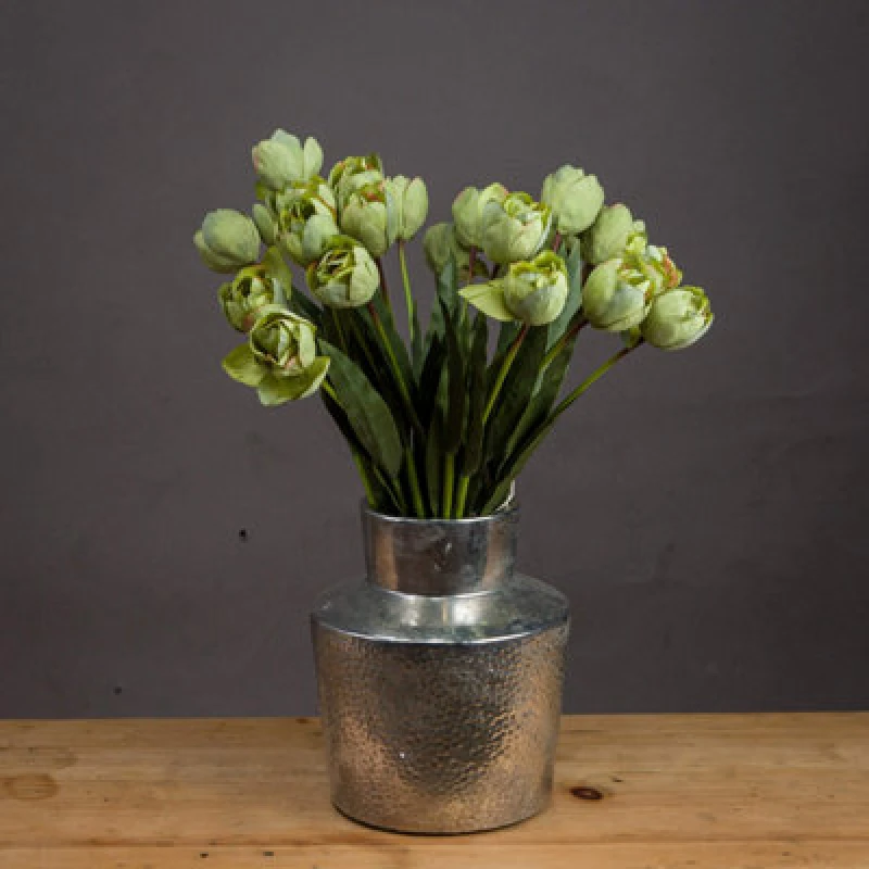 Image of Hill Interiors UK Homeliving Artificial Green Tulip