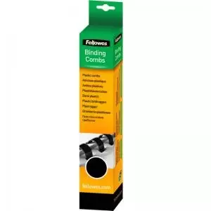Image of Fellowes 5331102 10mm Black Comb 25pk