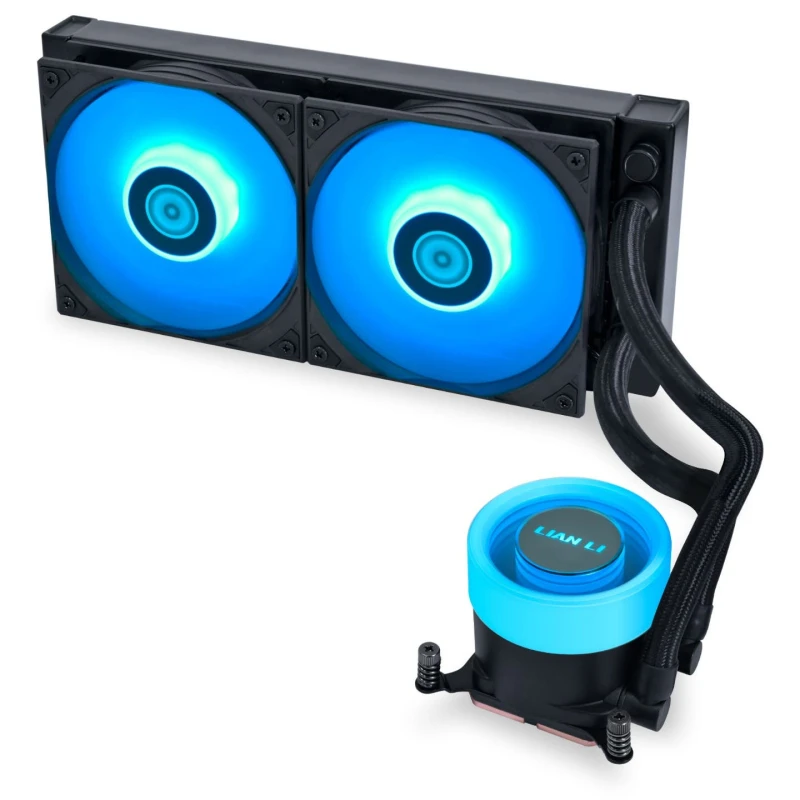 Image of Lian Li Galahad II Lite AIO 240mm ARGB CPU Water Cooler - Black - GA2L24RB