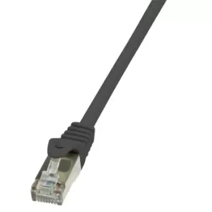 LogiLink 0.5m Cat.6 F/UTP RJ45 networking cable Black Cat6 F/UTP (FTP)