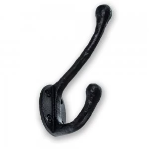 image of Jedo Black Antique Hat and Coat Hook Standard