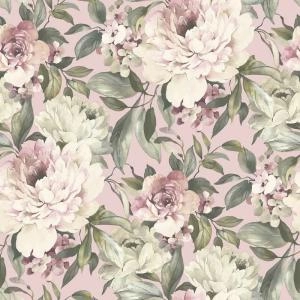 Image of Holden Gardenia Blush Pink Wallpaper
