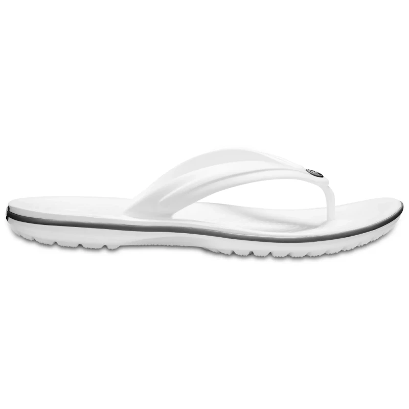 Image of Crocs Unisex Crocband Flips White W7/M6