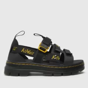 image of Dr Martens Black Pearson Ii Sandals