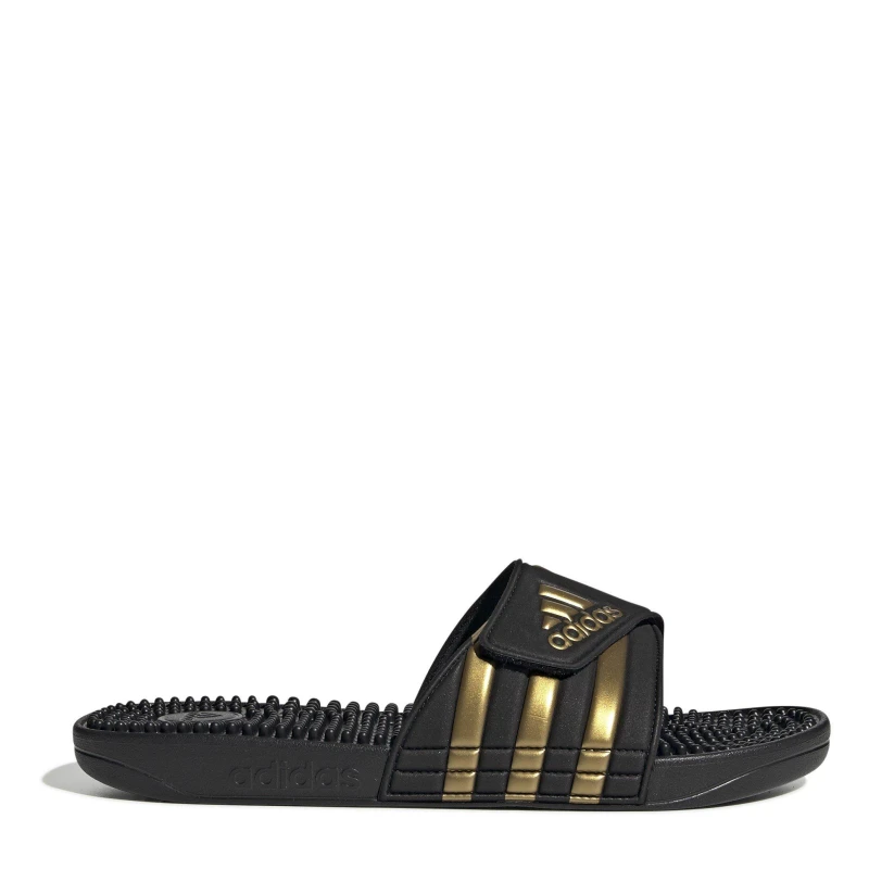 Image of adidas Adissage Slider Sandals Black/Gold male 10 (44.7)