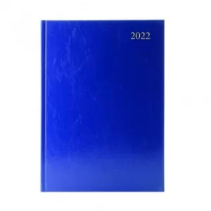 Image of Desk Diary Week To View A5 Blue 2022 KFA53BU22