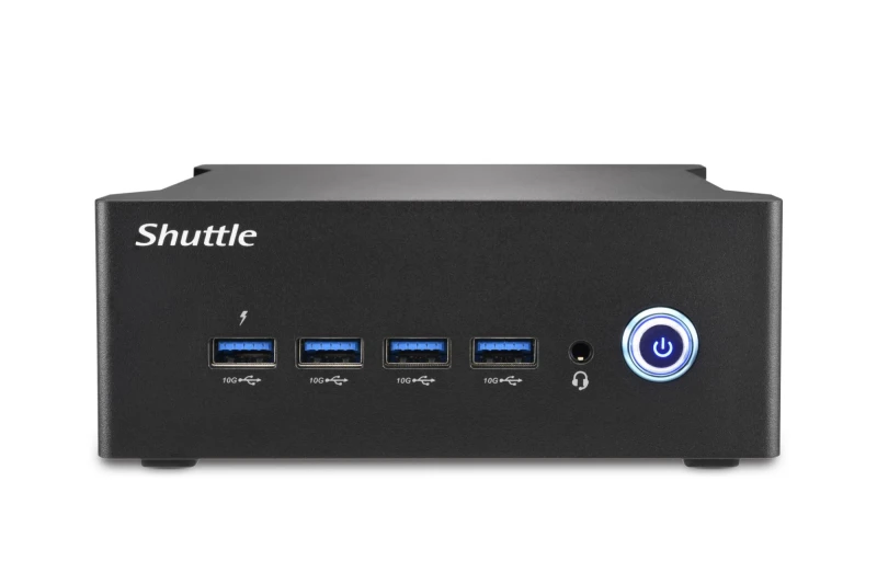 Image of Shuttle Nano PC NT10H5. Intel Core Ultra 5 125H. Intel Arc graphics. 2