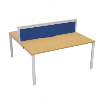 image of CB 2 Person Bench 1600 x 780 - White Top and White Legs