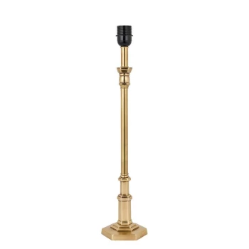 Image of Canterbury 1 Light Table Lamp Brass - Base Only, E27