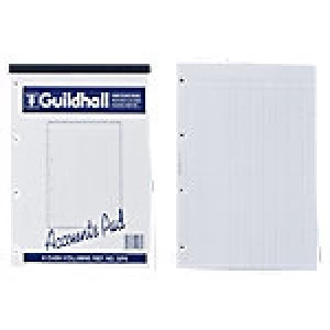 Image of Guildhall Account Book GP6Z A4 7 Cash Columns 60 Pages 60 Sheets
