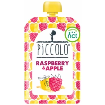 Image of Raspberry & Apple with Soaked Oats 6m+ - 100g x 5 - 87639 - Piccolo